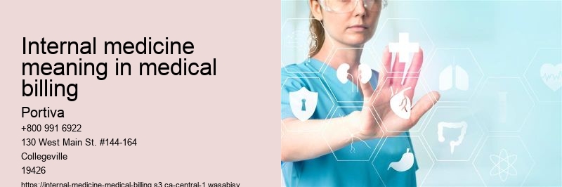 internal medicine meaning in medical billing