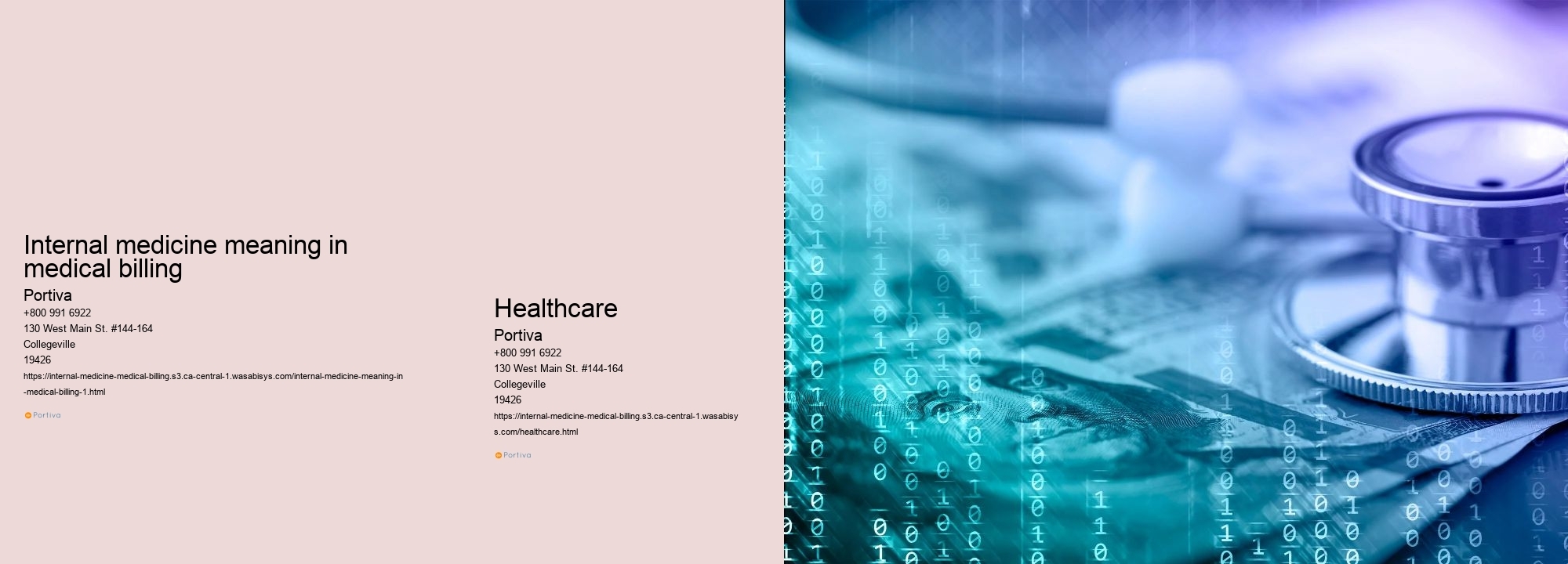 internal medicine meaning in medical billing