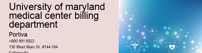 university of maryland medical center billing department